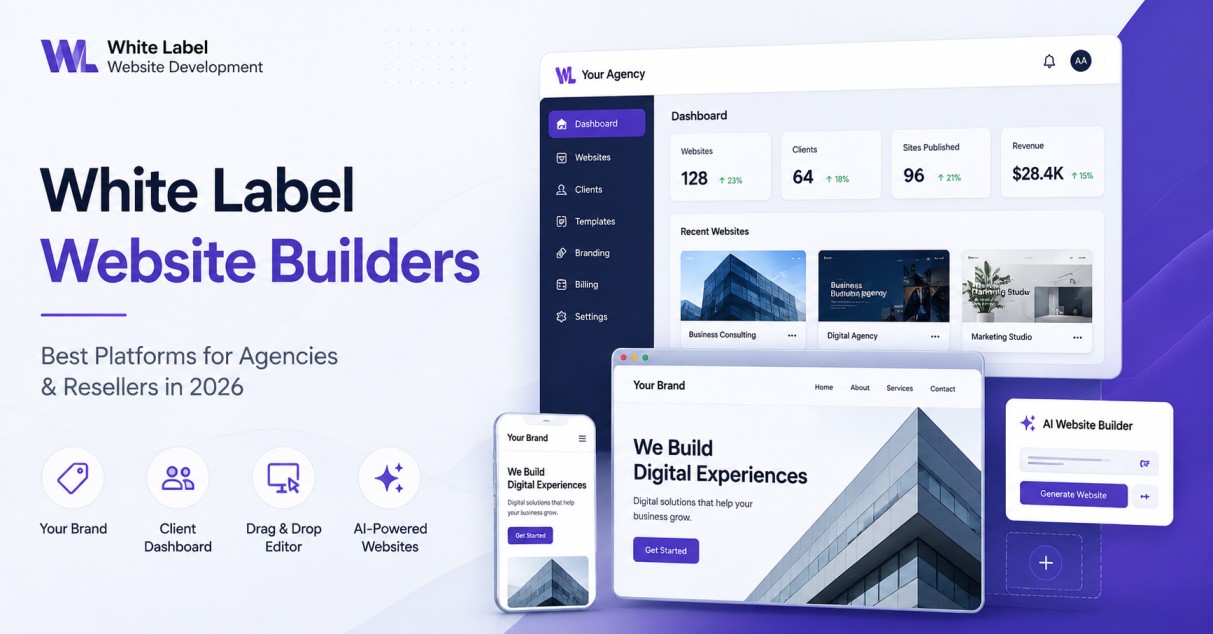 Best white label website builders for agencies and resellers in 2026