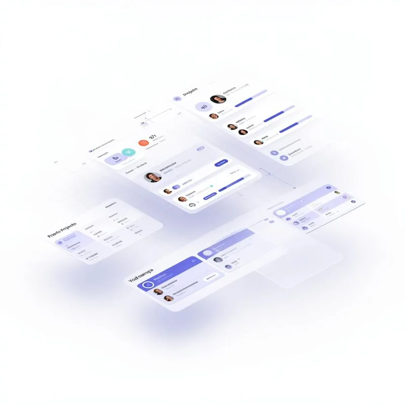 White label web development dashboard showing agency project workflow and delivery